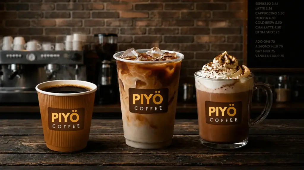 PIYO Coffee at Tutti Frutti Café in La Verne