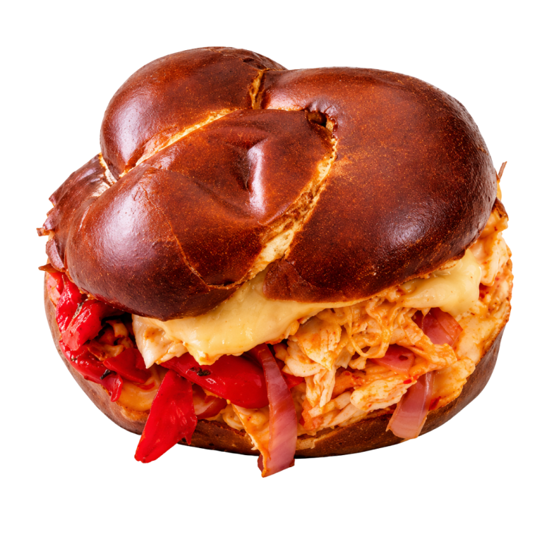 Pretzel Bun Deli Sandwich