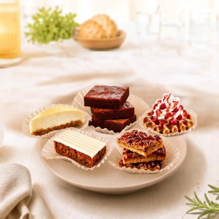 Cheesecake, dessert bars and sweet treats at Tutti Frutti Café