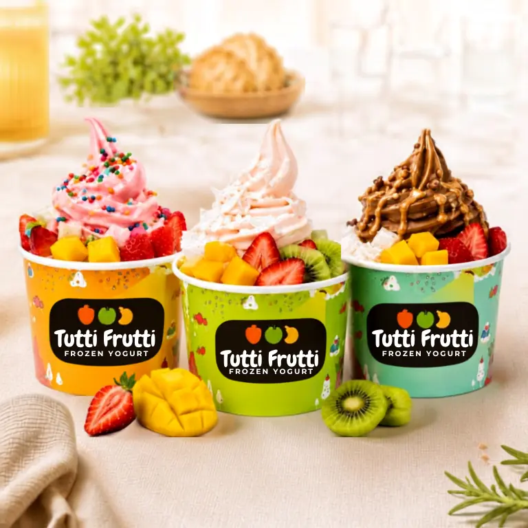 Frozen Yogurt at Tutti Frutti Café in La Verne